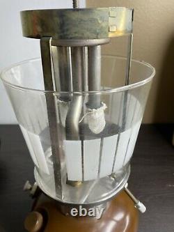 Vintage Coleman Lantern Model 275 Double Mantle Dated 11/76 With Funnel And Case