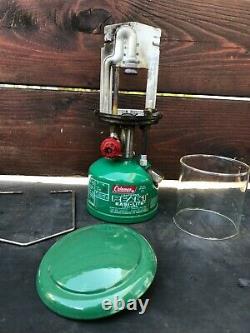 Vintage Coleman Lantern Peak 1 Easi Lite Green Model 222 2-79 February 1979