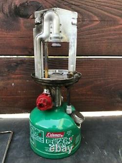 Vintage Coleman Lantern Peak 1 Easi Lite Green Model 222 2-79 February 1979