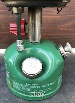 Vintage Coleman Lantern Peak 1 Easi Lite Green Model 222 2-79 February 1979