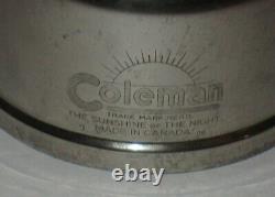 Vintage Coleman Lantern with Chrome Base no 236 1956