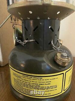 Vintage Coleman Military gasoline MIL-L-1594L Lantern (1980s)