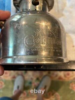 Vintage Coleman Model 202 Single Mantel Lantern The Sunshine Of The Night