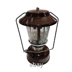 Vintage Coleman No. 275 Brown Double Mantle Camping Lantern March 3/1976