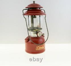 Vintage Coleman RED 200A195 Lantern Original Box Single Mantle Globe Glass 1971
