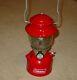 Vintage Coleman Red 200a Single Mantle Lantern 9 76 Used Once Nice