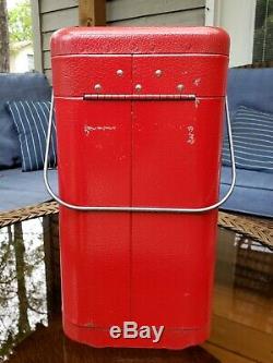 Vintage Coleman Red Metal Lantern Case 200 200A 202