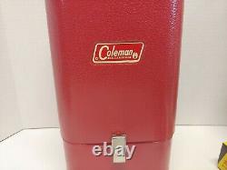 Vintage Coleman Red Metal Lantern Case Fits 200 282 285 288 289 Case Only