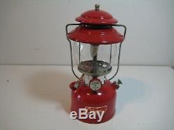 Vintage Coleman Red Model 200A Lantern