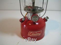 Vintage Coleman Red Model 200A Lantern