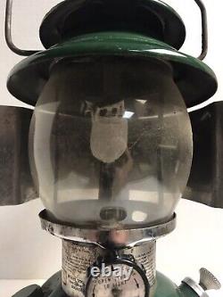 Vintage Coleman Reflector Shield 200A700 Green Single Mantle Lantern Dated 1981