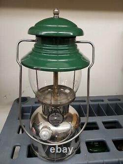 Vintage Coleman Single Mantle Lantern Model 202 Dated 5/55 Nice