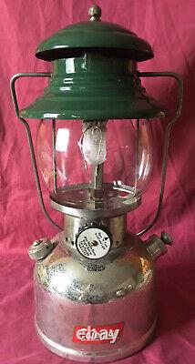 Vintage Coleman Sunshine Of The Night Model 202 Camping Globe Lantern Lamp 12.5