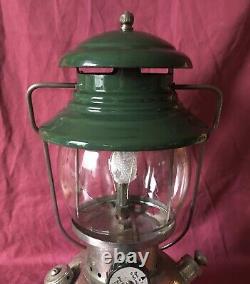 Vintage Coleman Sunshine Of The Night Model 202 Camping Globe Lantern Lamp 12.5
