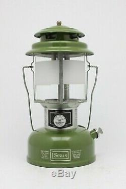 Vintage Coleman for Sears lantern Model 72325-1, avocado green circa 1976