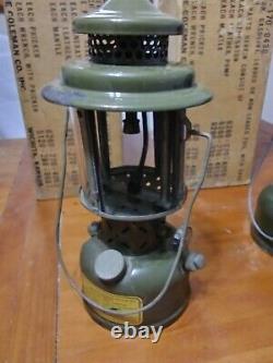 Vintage Coleman military issue Lantern Lot Of 3. 1944'58'69