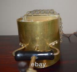 Vintage Colonial NEW ELECTRIFIED Brass Maritime Cargo Lantern Lamp 7 lb 10 oz