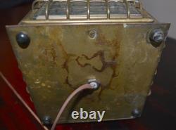 Vintage Colonial NEW ELECTRIFIED Brass Maritime Cargo Lantern Lamp 7 lb 10 oz