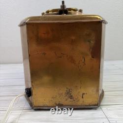 Vintage Copper Nautical Ship Lamp Lanterns Electric Tested & Working
