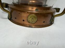 Vintage Copper Ships Lantern Anchor Seahorse GB Trade Mark