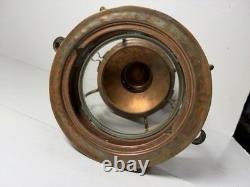 Vintage Copper Ships Lantern Anchor Seahorse GB Trade Mark