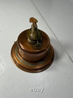 Vintage Copper Ships Lantern Anchor Seahorse GB Trade Mark