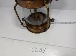 Vintage Copper Ships Lantern Anchor Seahorse GB Trade Mark