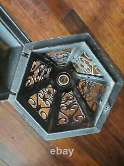 Vintage Decorative Gothic Tudor Post Light Entry Sconce Outdoor Post Lantern