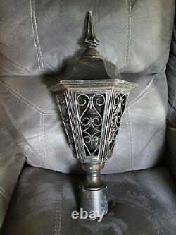 Vintage Decorative Gothic Tudor Post Light Entry Sconce Outdoor Post Lantern