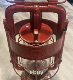 Vintage Dietz Fire Dept Lantern Tubular King