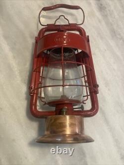 Vintage Dietz Fire Dept Lantern Tubular King