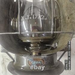 Vintage Dietz NYCL TRACK WALKER PROTECTOR Tubular Kerosene Lantern