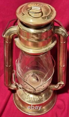 Vintage Dietz No. 20 Junior Cold Blast Brass Lantern