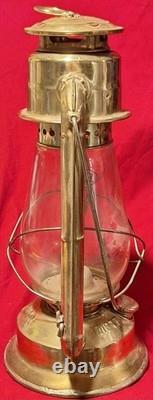 Vintage Dietz No. 20 Junior Cold Blast Brass Lantern