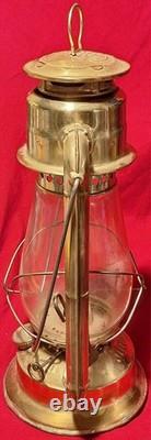 Vintage Dietz No. 20 Junior Cold Blast Brass Lantern