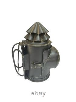 Vintage Dietz Police Oil Lamp Lantern Bullseye 1920's New York Antique Black