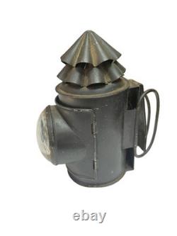 Vintage Dietz Police Oil Lamp Lantern Bullseye 1920's New York Antique Black