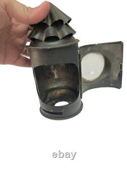Vintage Dietz Police Oil Lamp Lantern Bullseye 1920's New York Antique Black