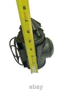 Vintage Dietz Police Oil Lamp Lantern Bullseye 1920's New York Antique Black