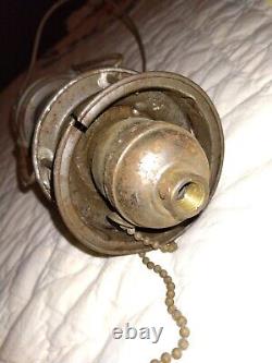 Vintage Dietz SCOUT Skaters Lantern Lamp Read MODIFIED TO ELECTRIC 1908