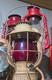 Vintage Dietz Vesta Railroad Lantern Red Globe Antique Train Signal Light