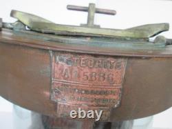 Vintage Early 1900s Ship Lantern Meterorite Copper & Brass Port Navigation