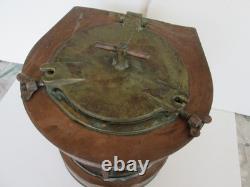 Vintage Early 1900s Ship Lantern Meterorite Copper & Brass Port Navigation