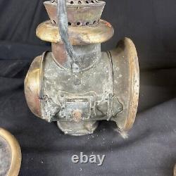 Vintage Early Automobile Lantern Buggy Light Early 1900's