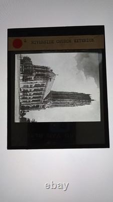 Vintage Edward Van Altena Glass Lantern Picture Slides 66 Antique Slides