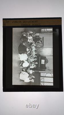 Vintage Edward Van Altena Glass Lantern Picture Slides 66 Antique Slides