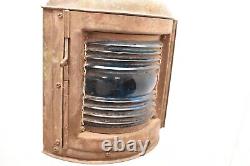 Vintage Electric Lanterns Port & Starboard Copper Nautical- Maritime Antique SET