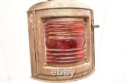 Vintage Electric Lanterns Port & Starboard Copper Nautical- Maritime Antique SET
