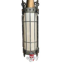 Vintage Gothic Cathedral Pendant Lantern Large Church Light Rewired 52 Body