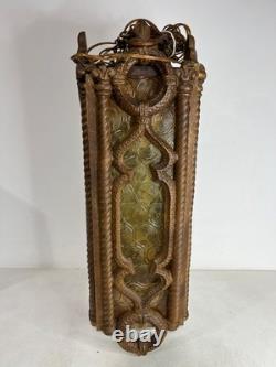 Vintage Gothic Medieval Style Chain Hanging Lantern Light Tested Works
